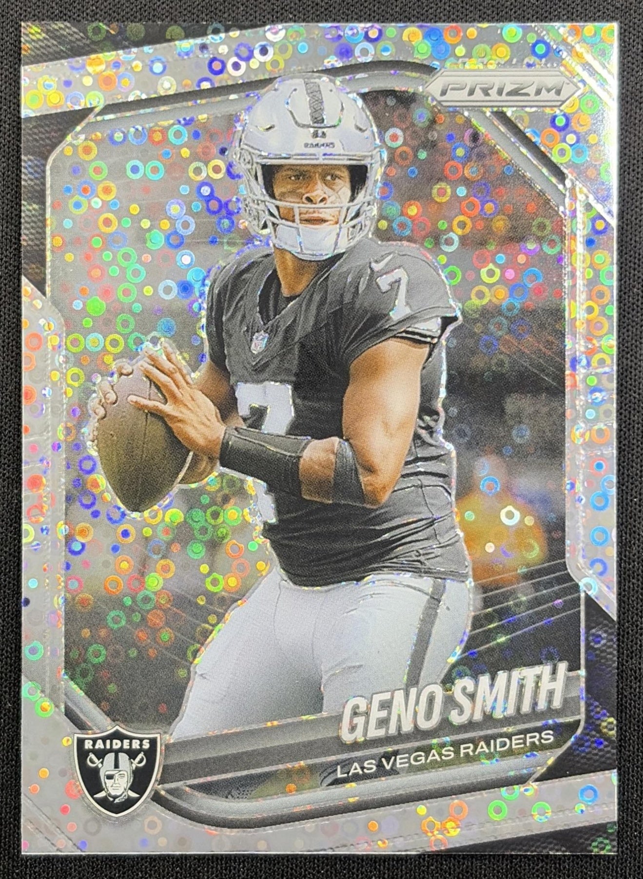 Geno Smith 2025 Panini Prizm No Huddle Raiders
