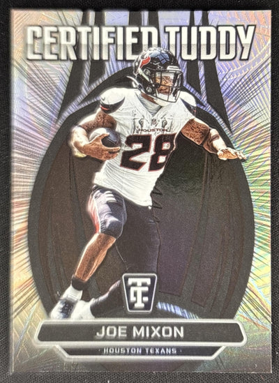 Joe Mixon 2024 Panini Totally Certified Tuddy Texans Sports Trading Cards