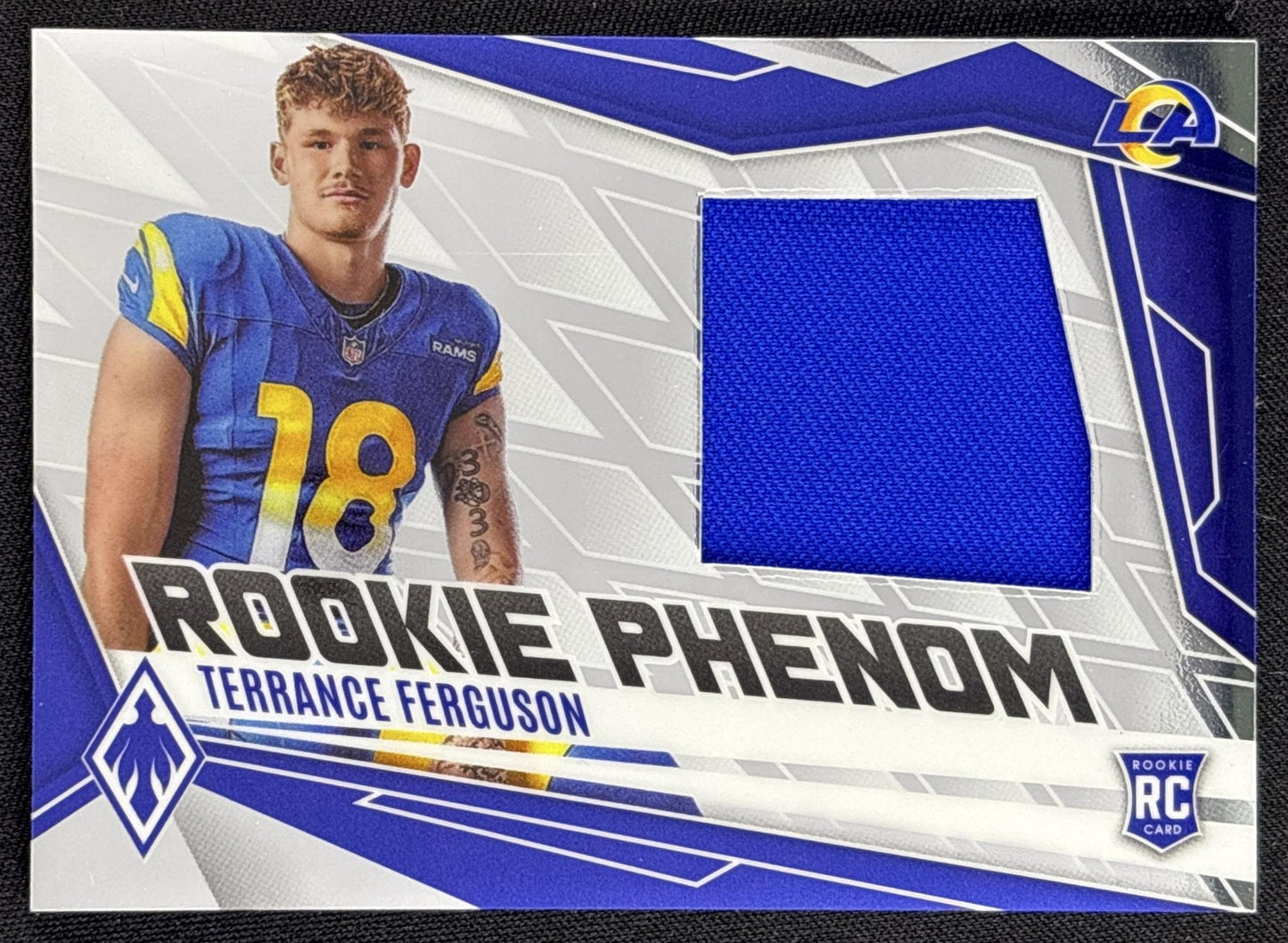 Terrance Ferguson 2025 Panini Phoenix Rookie Phenom Jersey /699 Rams