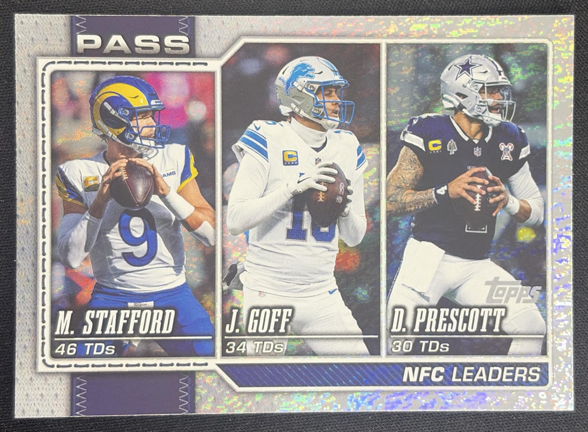Matthew Stafford Dak Prescott Jared Goff 2026 Topps Holo Foil Rams Lions Cowboys