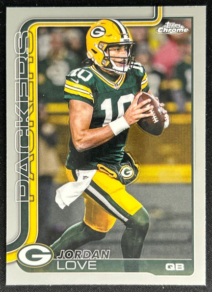 Jordan Love 2025 Topps Chrome Packers Default Title Sports Trading Cards