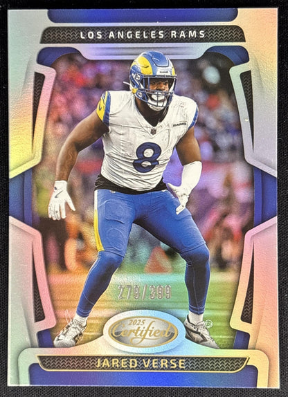 Jared Verse 2025 Panini Certified Mirror /399