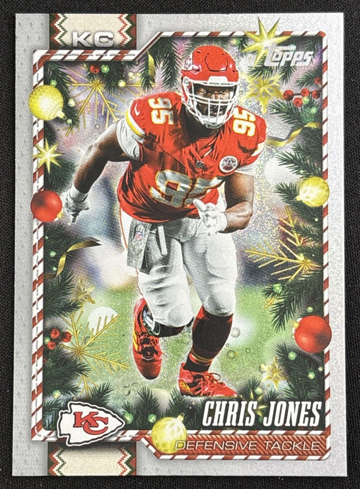 Chris Jones 2026 Topps Holiday Glitter Chiefs | Kansas City Chiefs