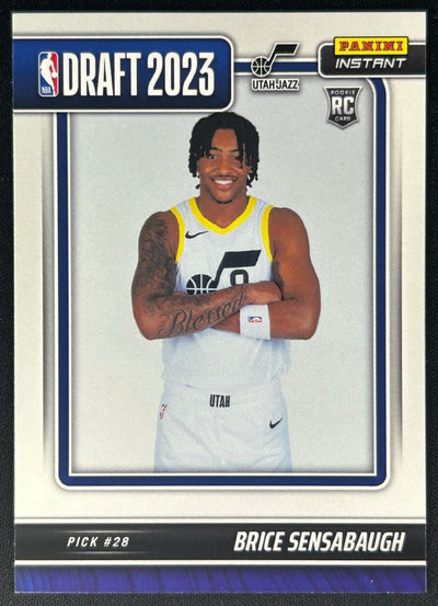 Brice Sensabaugh 2023 Panini Instant NBA Draft Night Jazz Sports Trading Cards