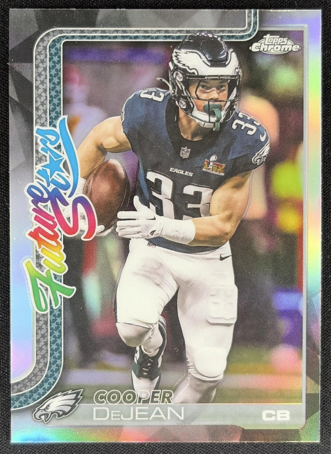 Cooper Dejean 2025 Topps Chrome Future Stars Refractor Eagles