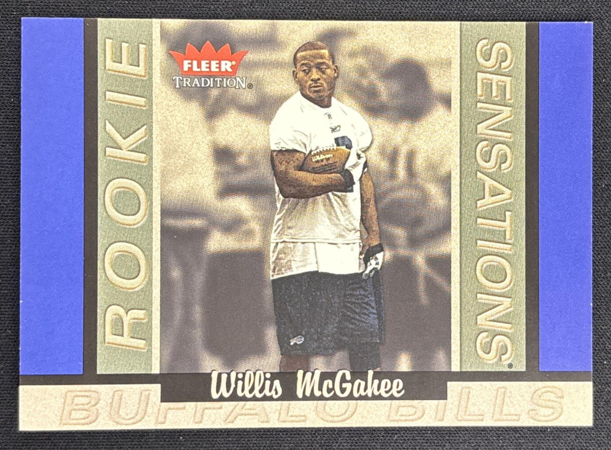 Willis McGahee 2003 Fleer Tradition Rookie Sensations /1250 Bills