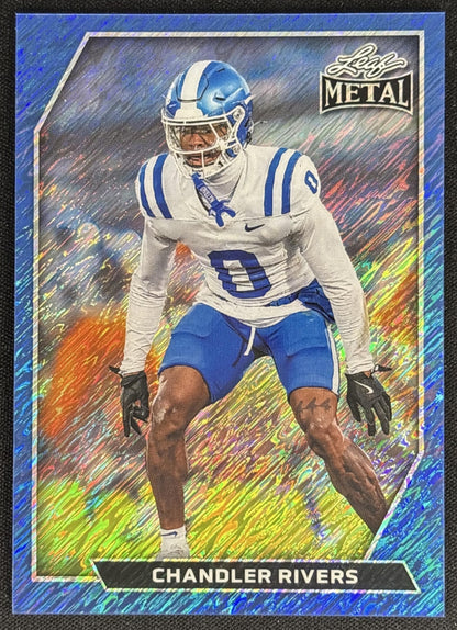 Chandler Rivers 2026 Leaf Metal Shimmer Dark Blue /5