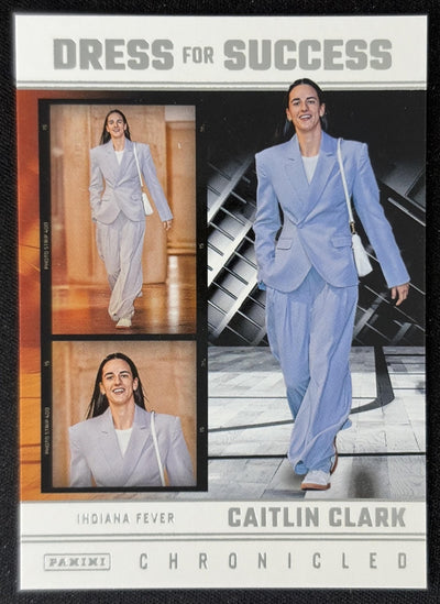 Caitlin Clark 2025 Panini Chronicled Dress For Success Fever 70 Sports Trading Card