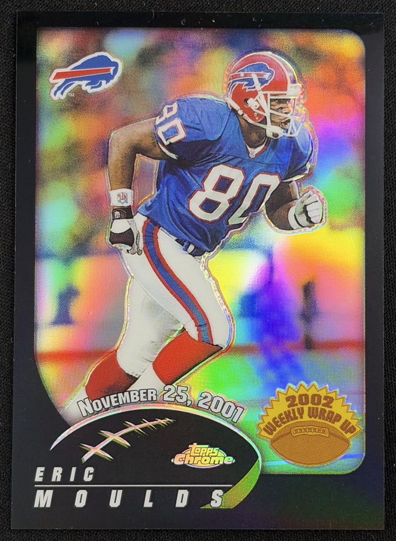 Eric Moulds 2002 Topps Chrome Black Refractors /599 Bills