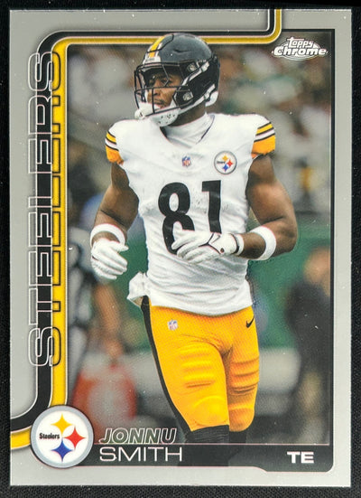 Jonnu Smith 2025 Topps Chrome Steelers Sports Trading Cards