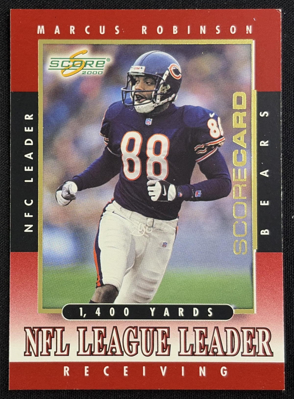 Marcus Robinson 2000 Score Scorecard /2000 Bears - Front