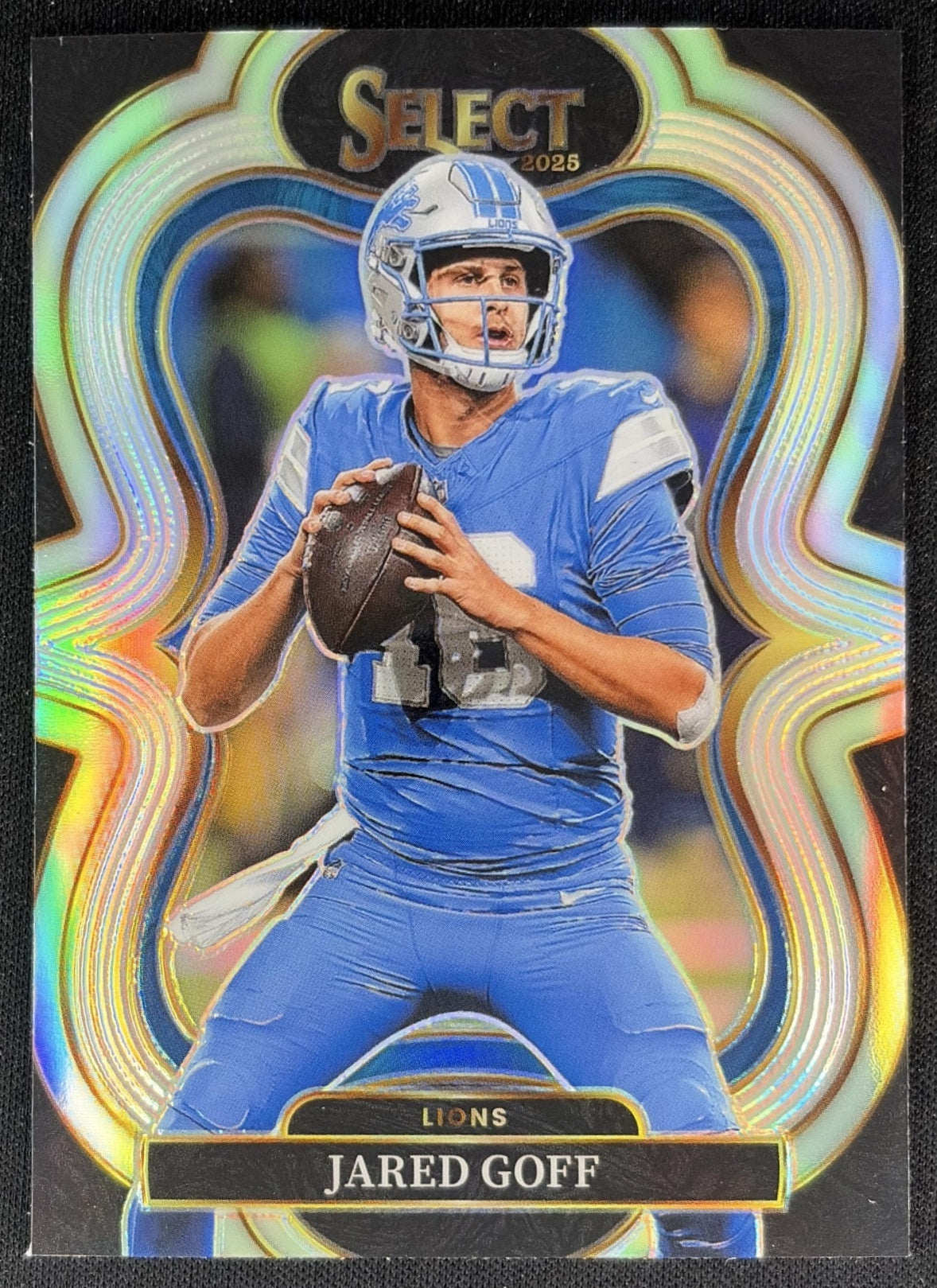 Jared Goff 2025 Panini Select Suite Level Silver Prizm Lions Sports Trading Cards