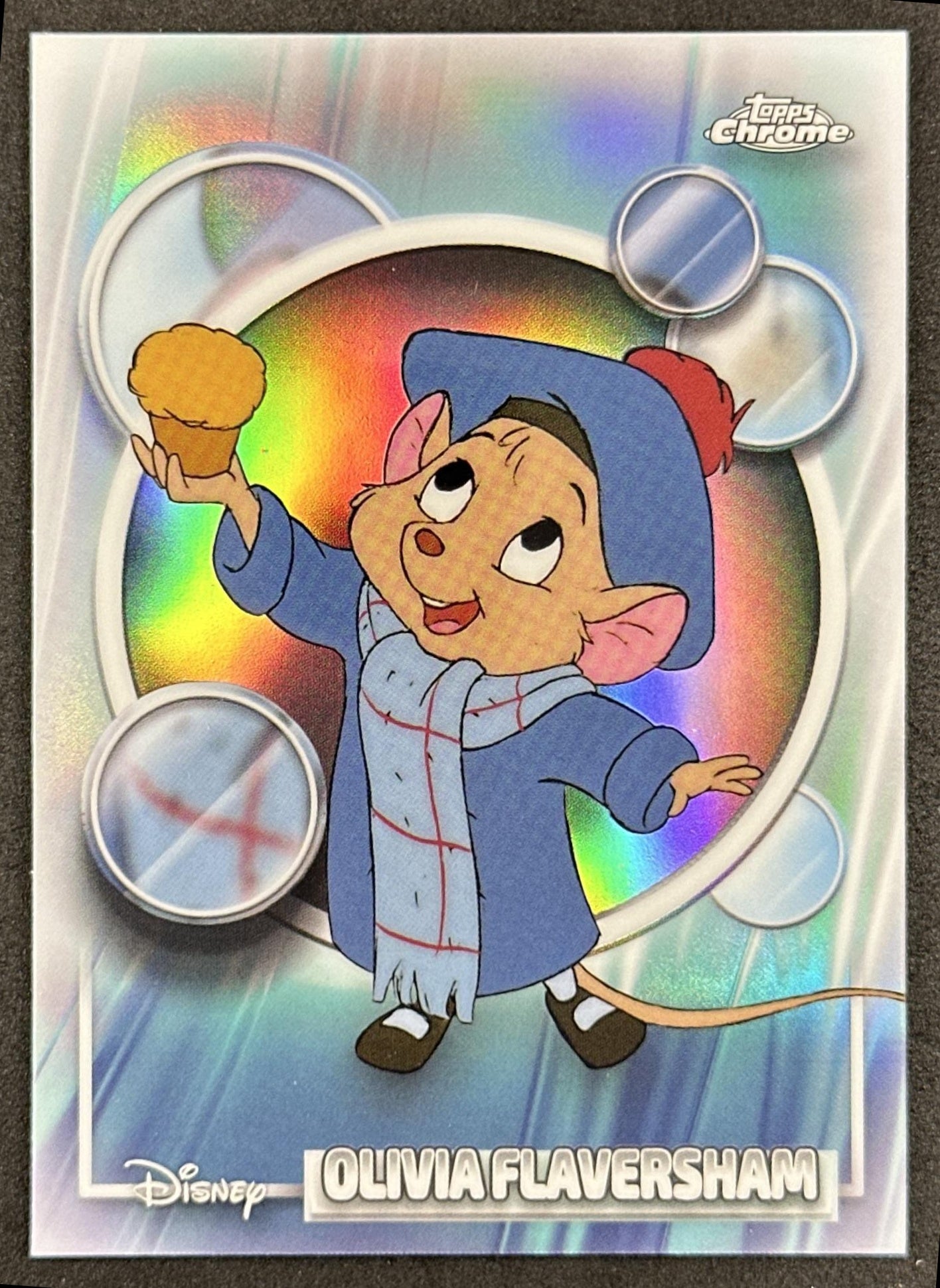 Olivia Flaversham 2026 Topps Chrome Disney Refractor The Great Mouse Detective Front