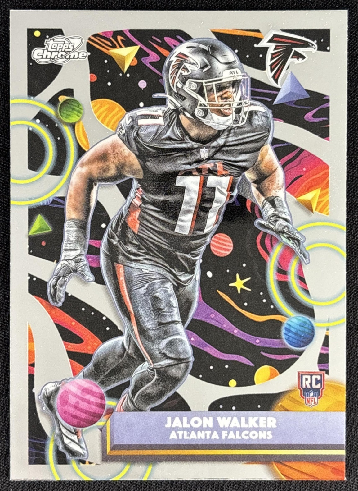 Jalon Walker 2025 Topps Cosmic Chrome Falcons