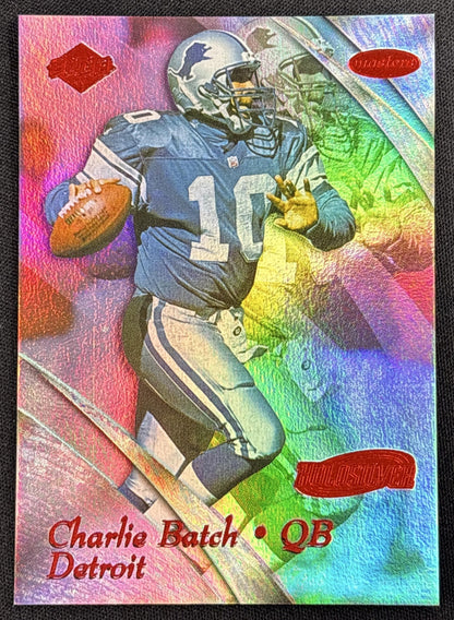 Charlie Batch 1999 Collector's Edge Masters HoloSilver /3500 Lions