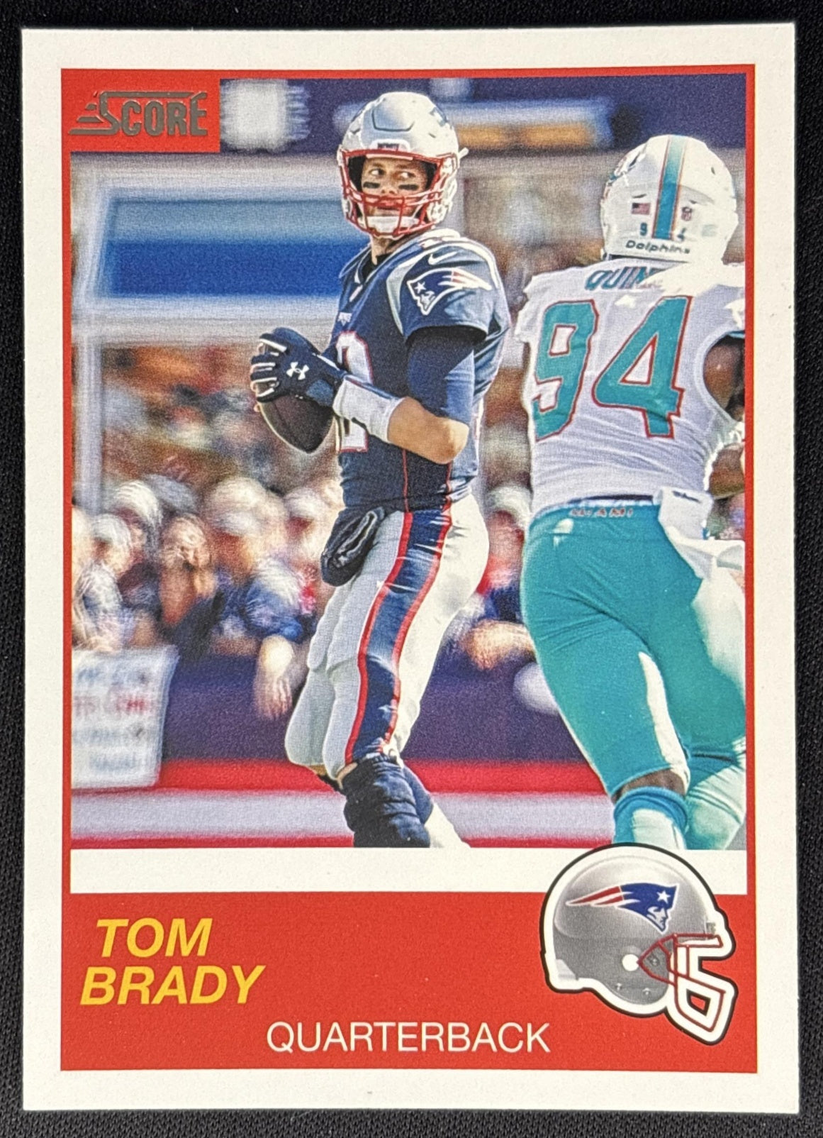 Tom Brady 2019 Panini Score Patriots Sports Trading Cards