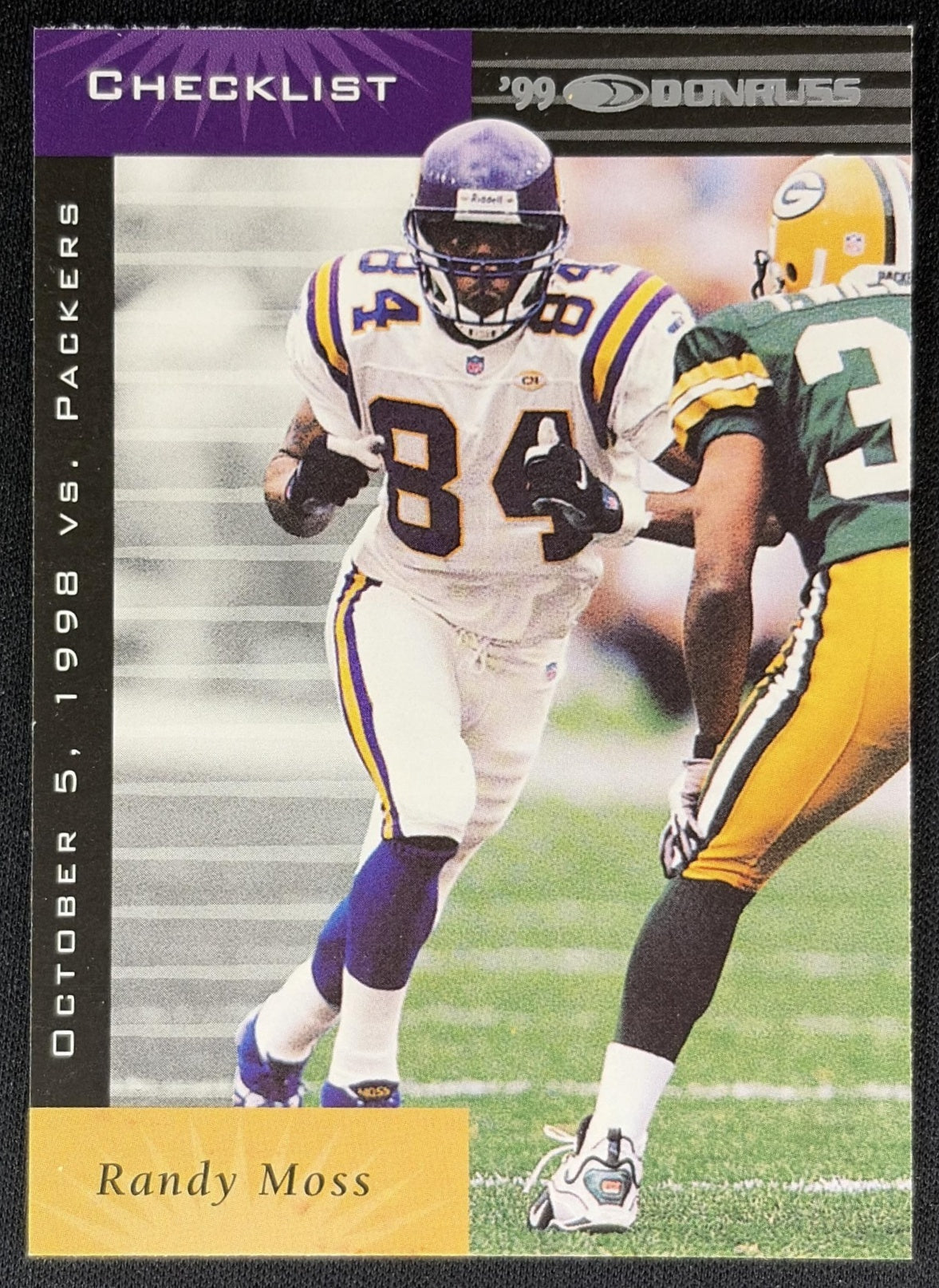 Randy Moss 1999 Donruss Checklist Vikings