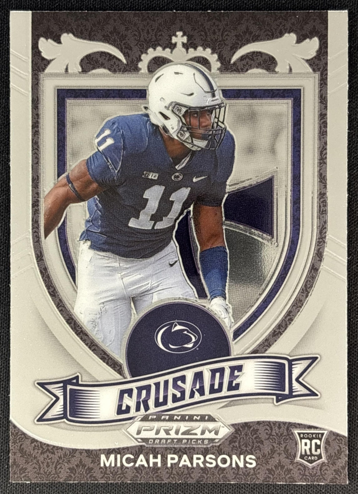 Micah Parsons 2021 Panini Prizm Draft Picks Collegiate Nittany Lions front