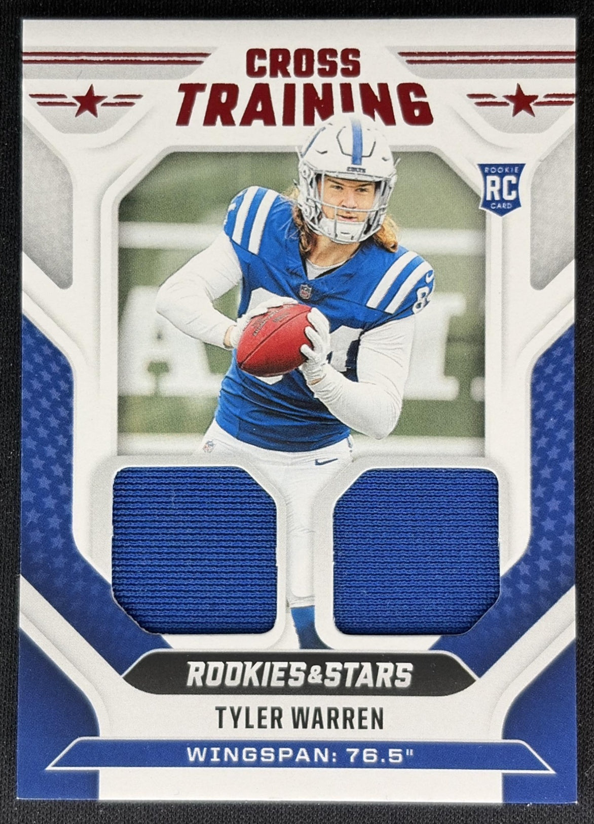 Tyler Warren 2025 Panini Rookies & Stars Cross Training Colts Sports Trading Cards