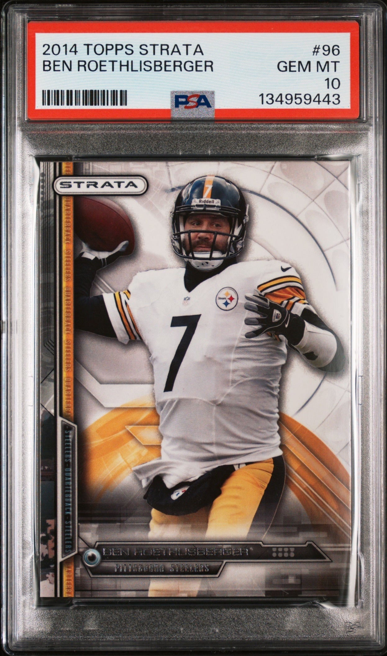 激レア コリンシアン プロスターズ エリート ベスト 北アイルランド代表 Ben Roethlisberger 2014 Topps Strata PSA 10 Steelers | Wayne