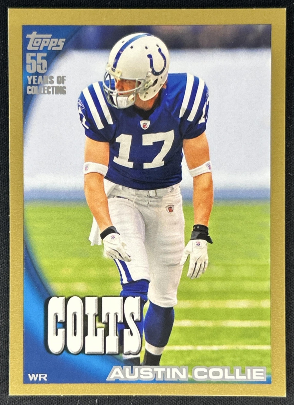 Austin Collie 2010 Topps Gold /2010 Colts front