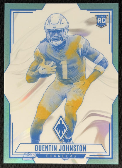 Quentin Johnston 2023 Panini Phoenix Contours Chargers Football