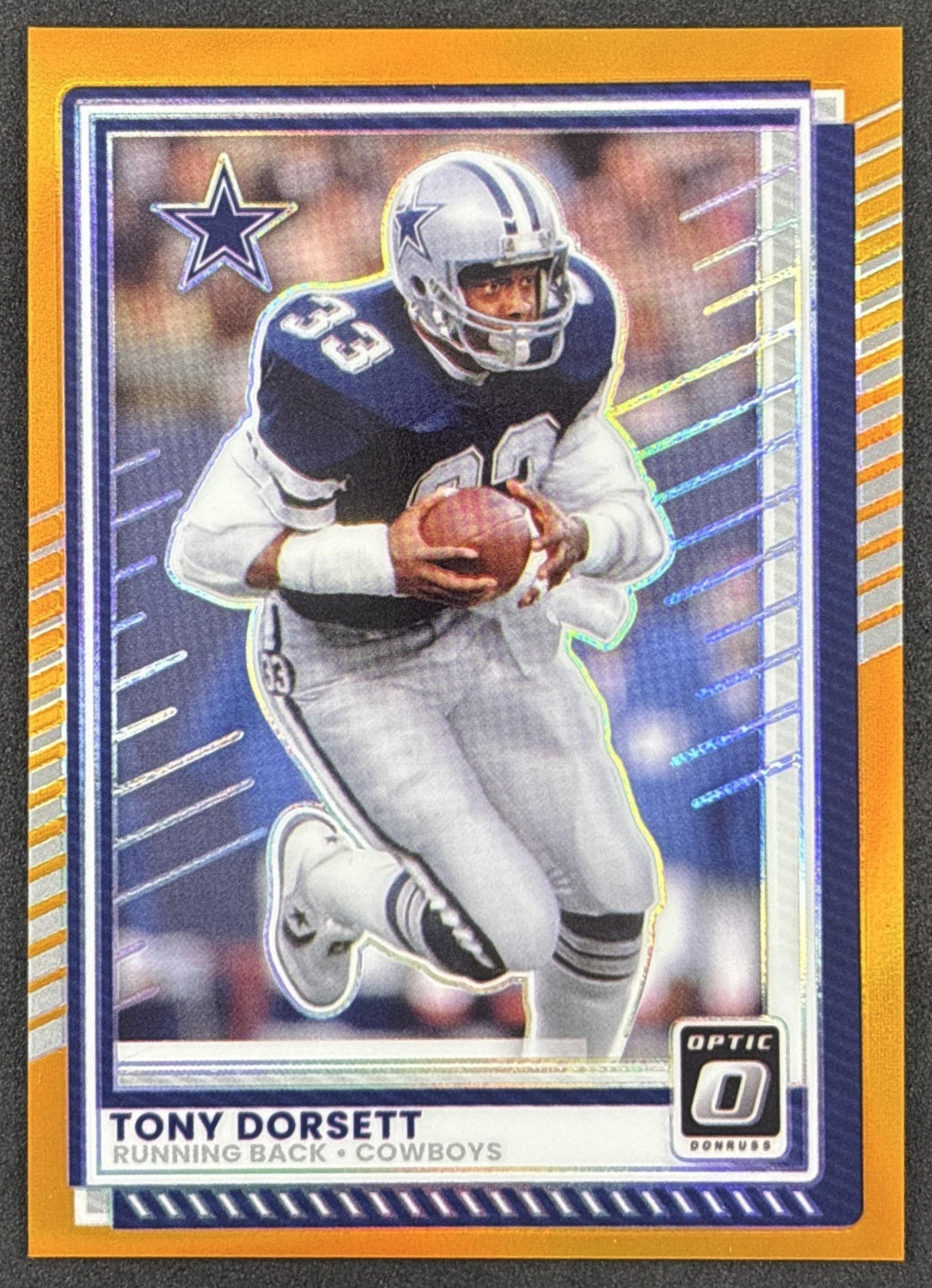 Tony Dorsett 2025 Panini Donruss Optic Orange Prizm /299 Cowboys