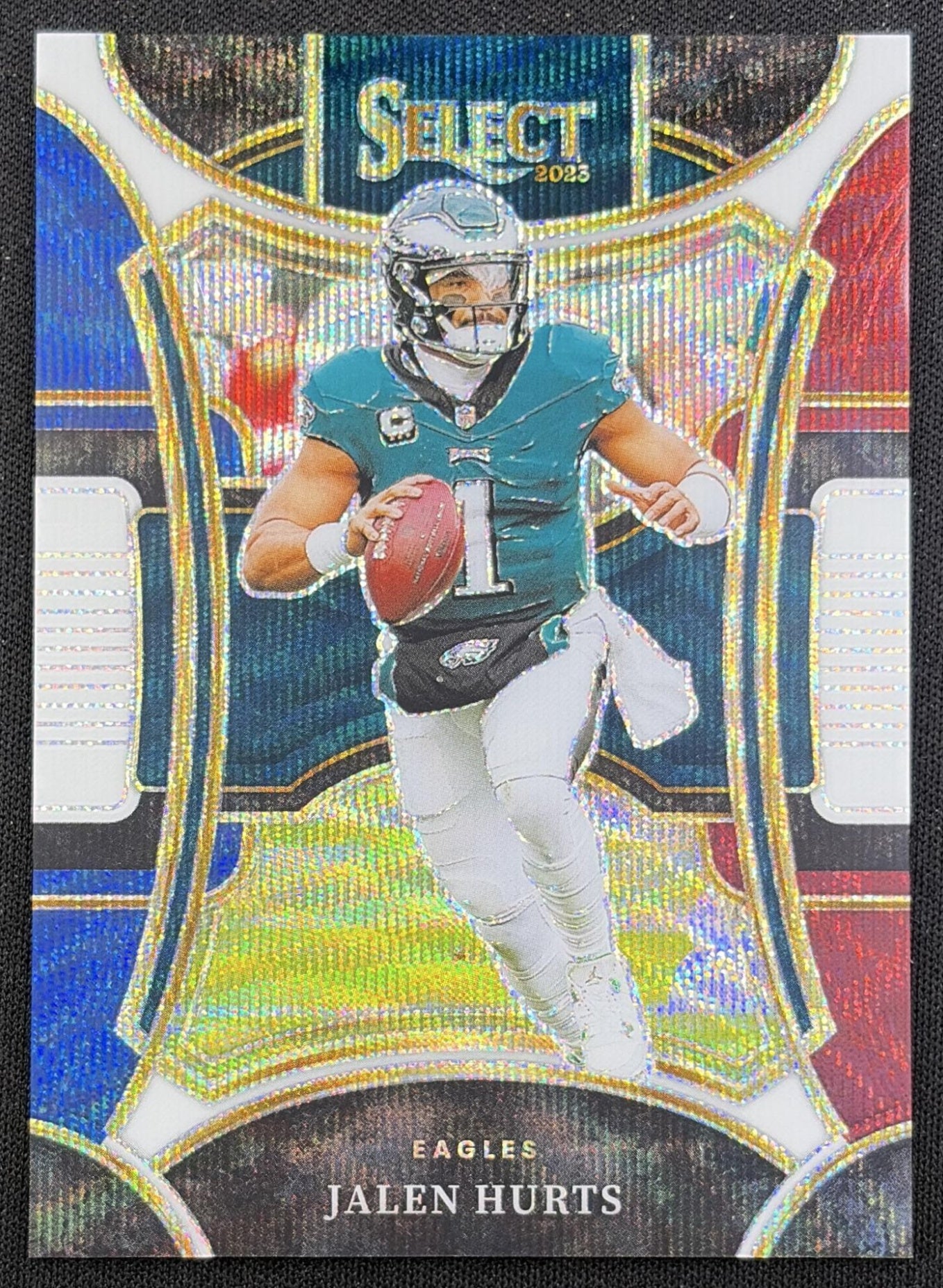 Jalen Hurts 2023 Panini Select Tri Color Prizms /149 Eagles Philadelphia Eagles
