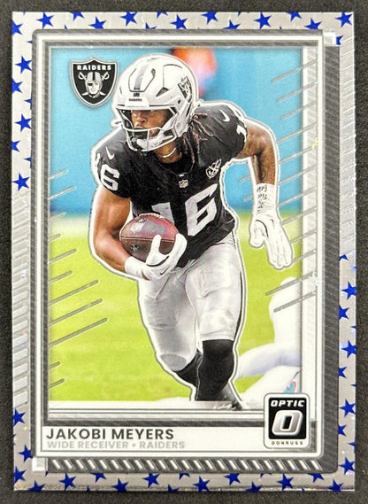 Jakobi Meyers 2025 Panini Donruss Optic Stars Prizm Raiders Default Title Sports Trading Cards