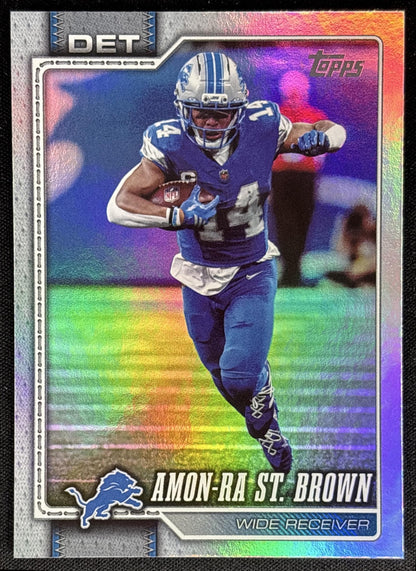 Amon-Ra St. Brown 2026 Topps Rainbow Foil Lions