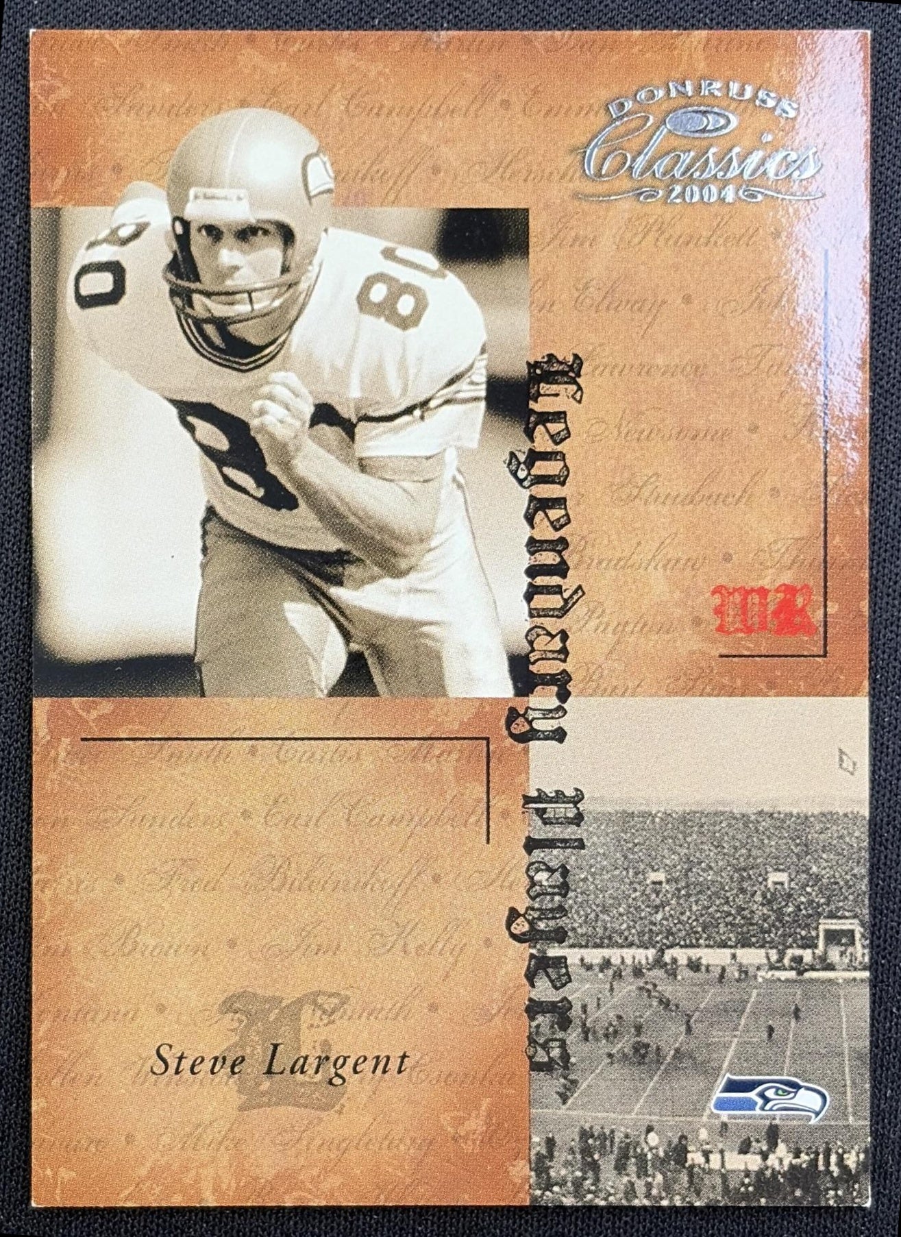 Steve Largent 2004 Donruss Classics Legendary Players /1000 Seahawks