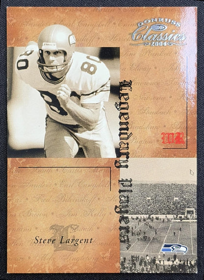 Steve Largent 2004 Donruss Classics Legendary Players /1000 Seahawks