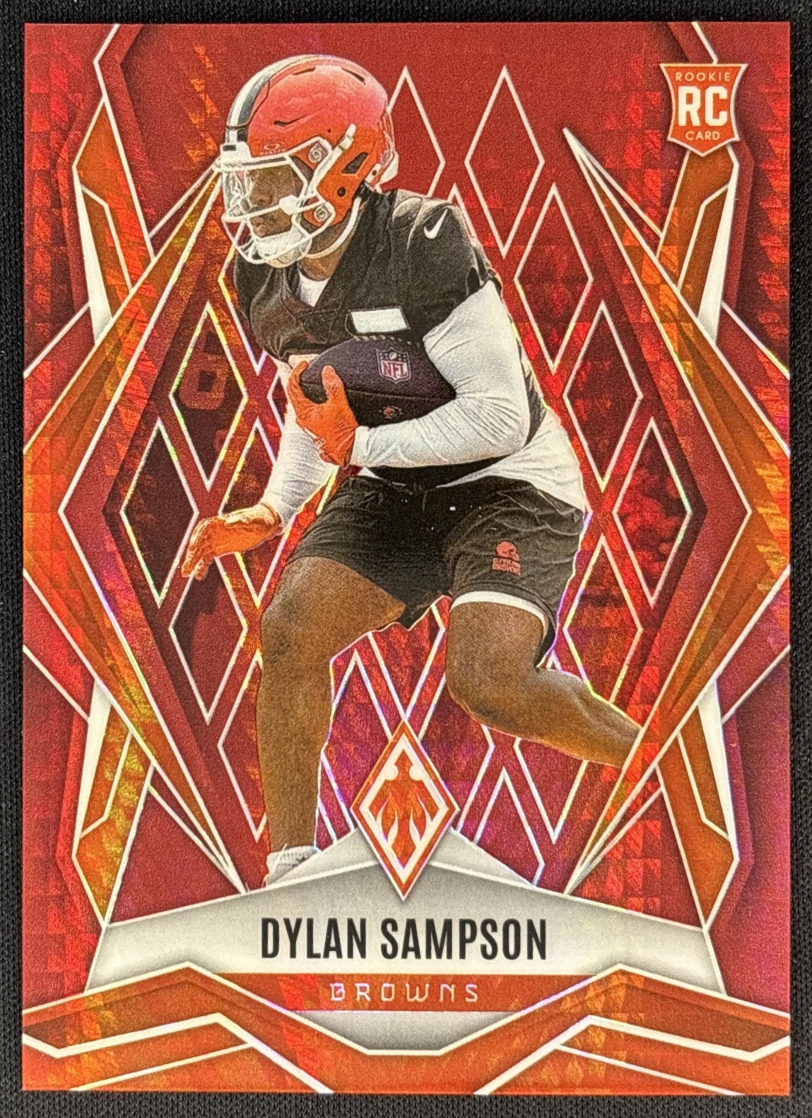 Dylan Sampson 2025 Panini Phoenix Red Hyper Prizm /399 Browns front