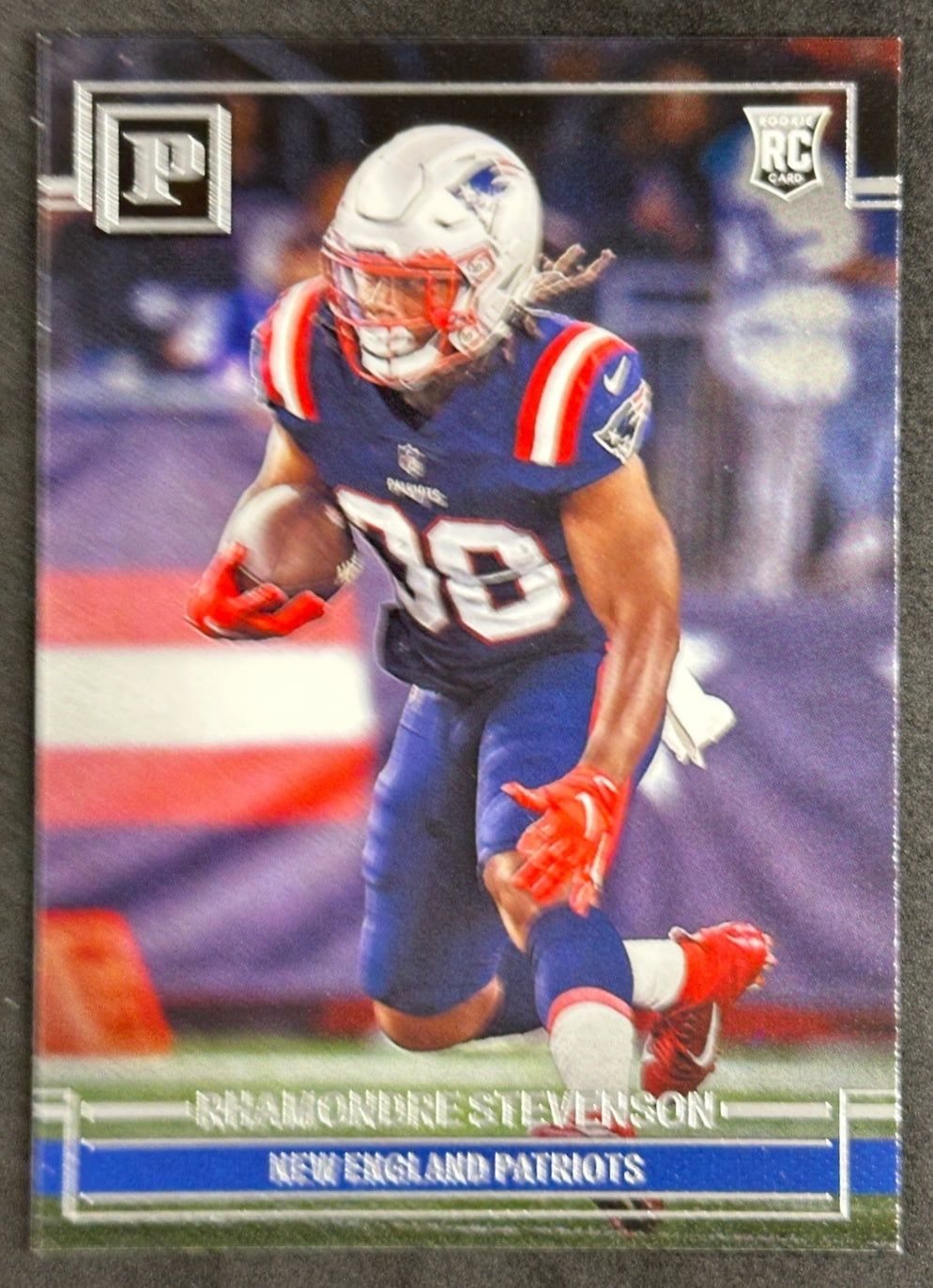 Rhamondre Stevenson 2021 Chronicles Panini Patriots Sports Trading Card