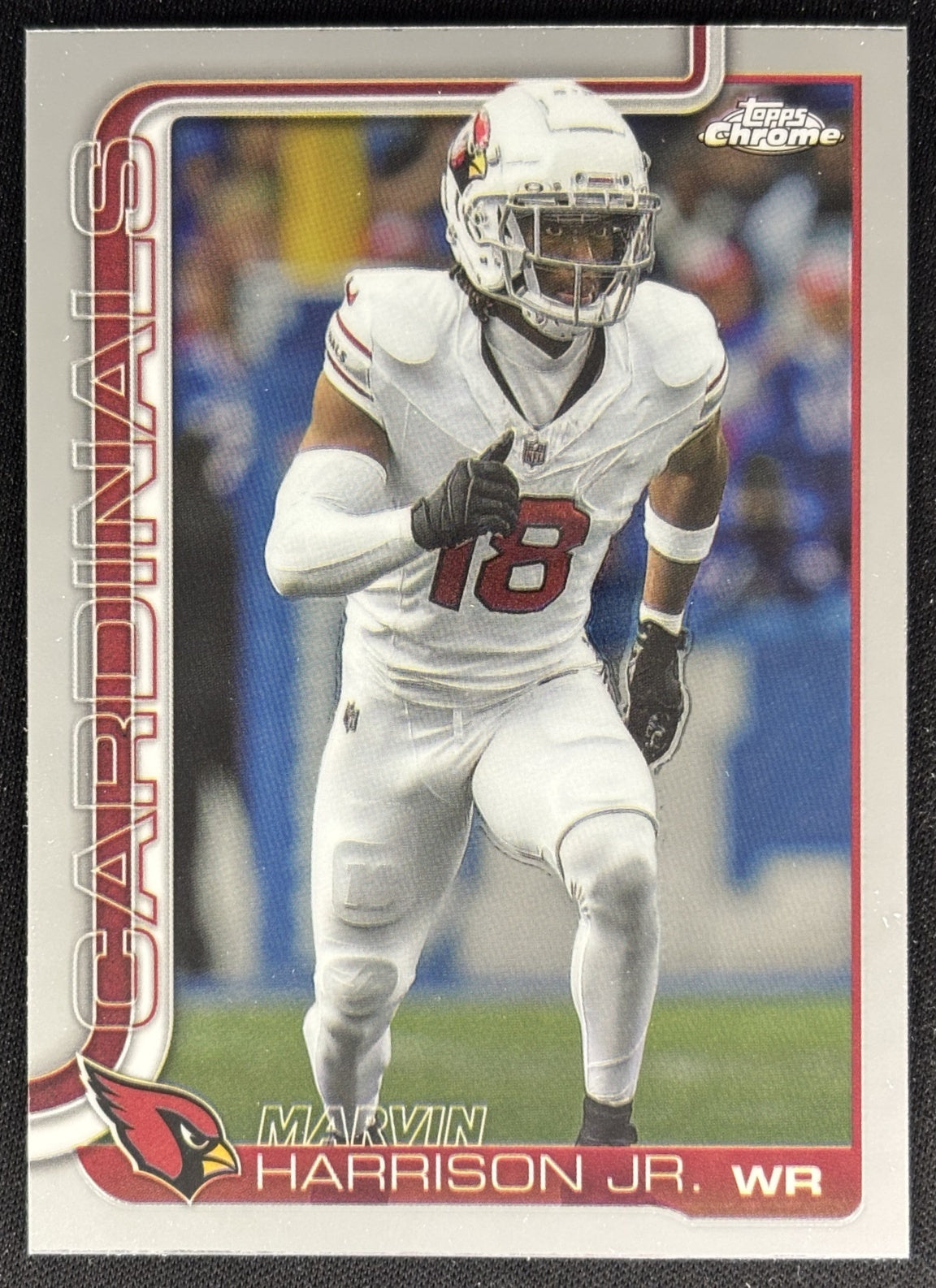 Marvin Harrison Jr. 2025 Topps Chrome Cardinals Sports Trading Cards