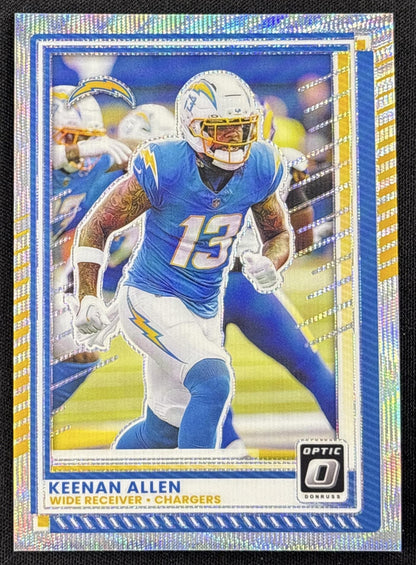 Keenan Allen 2025 Panini Donruss Optic Wave Prizm /300 Chargers