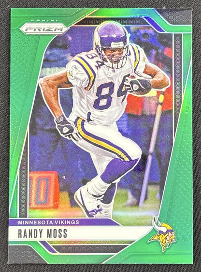 Randy Moss 2024 Panini Prizm Green Vikings