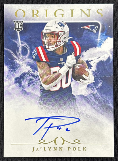 Ja'Lynn Polk 2024 Panini Origins Rookie Auto Patriots