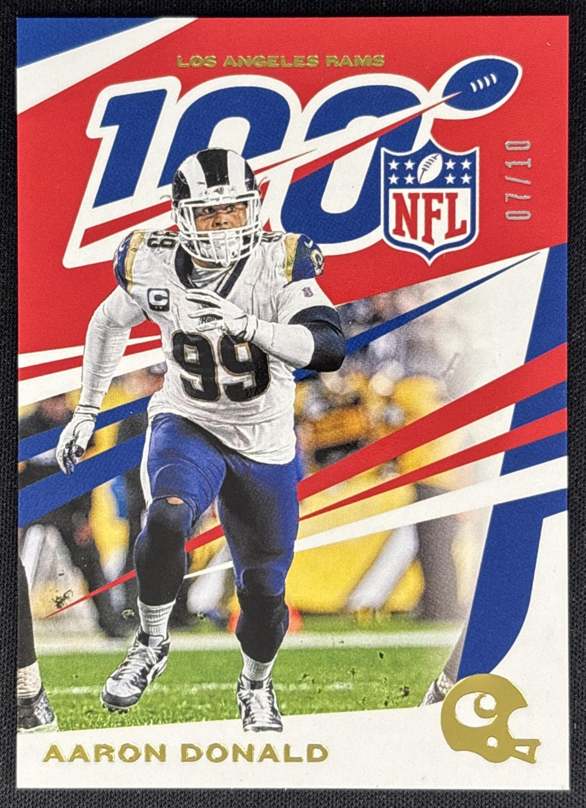 Aaron Donald 2020 Panini Chronicles Gold /10 Rams Default Title Sports Trading Cards
