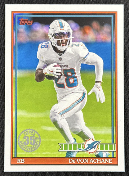 De'Von Achane 2026 Topps Flagship 1991 Dolphins