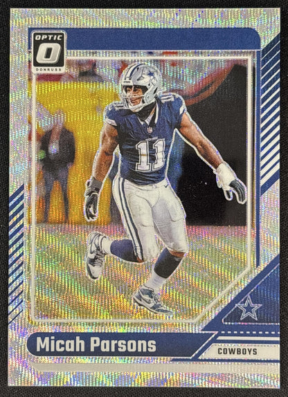 Micah Parsons 2024 Panini Donruss Optic Wave /300 Cowboys
