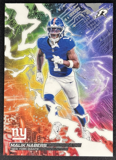 Malik Nabers 2025 Topps Resurgence Circuit Breakers Giants