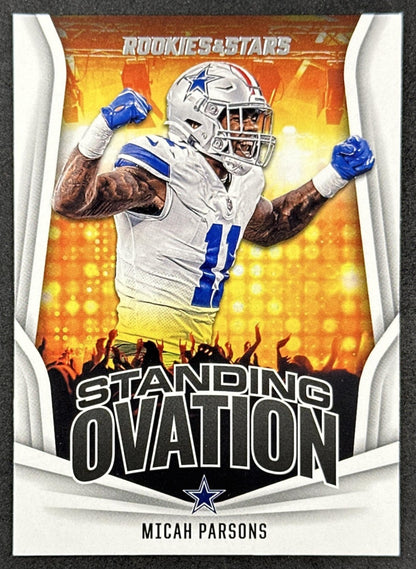 Micah Parsons 2023 Panini Rookies & Stars Standing Ovation Cowboys Front