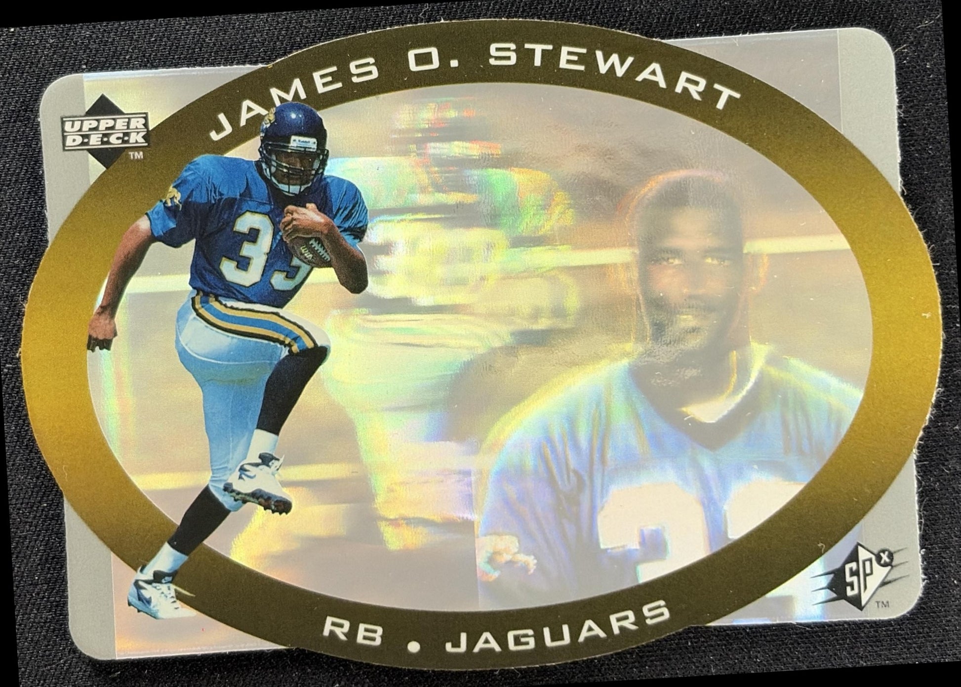 James O. Stewart 1996 SPx Upper Deck Jaguars