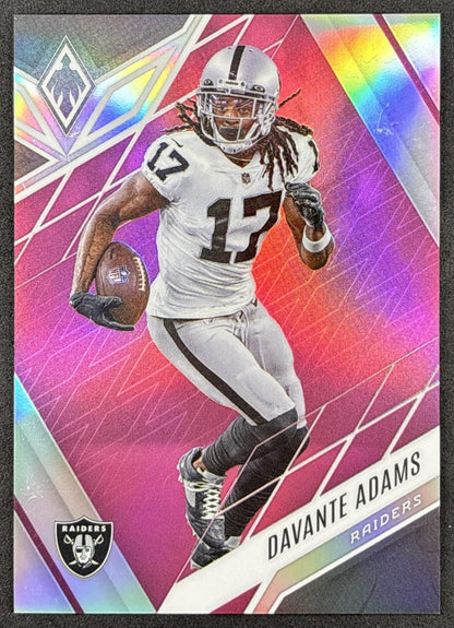 Davante Adams 2022 Panini Phoenix Pink /199 Raiders front