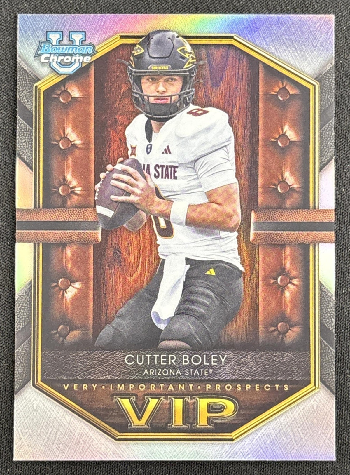 Cutter Boley 2026 Bowman Chrome Very Important Prospects Refractor Sun Devils