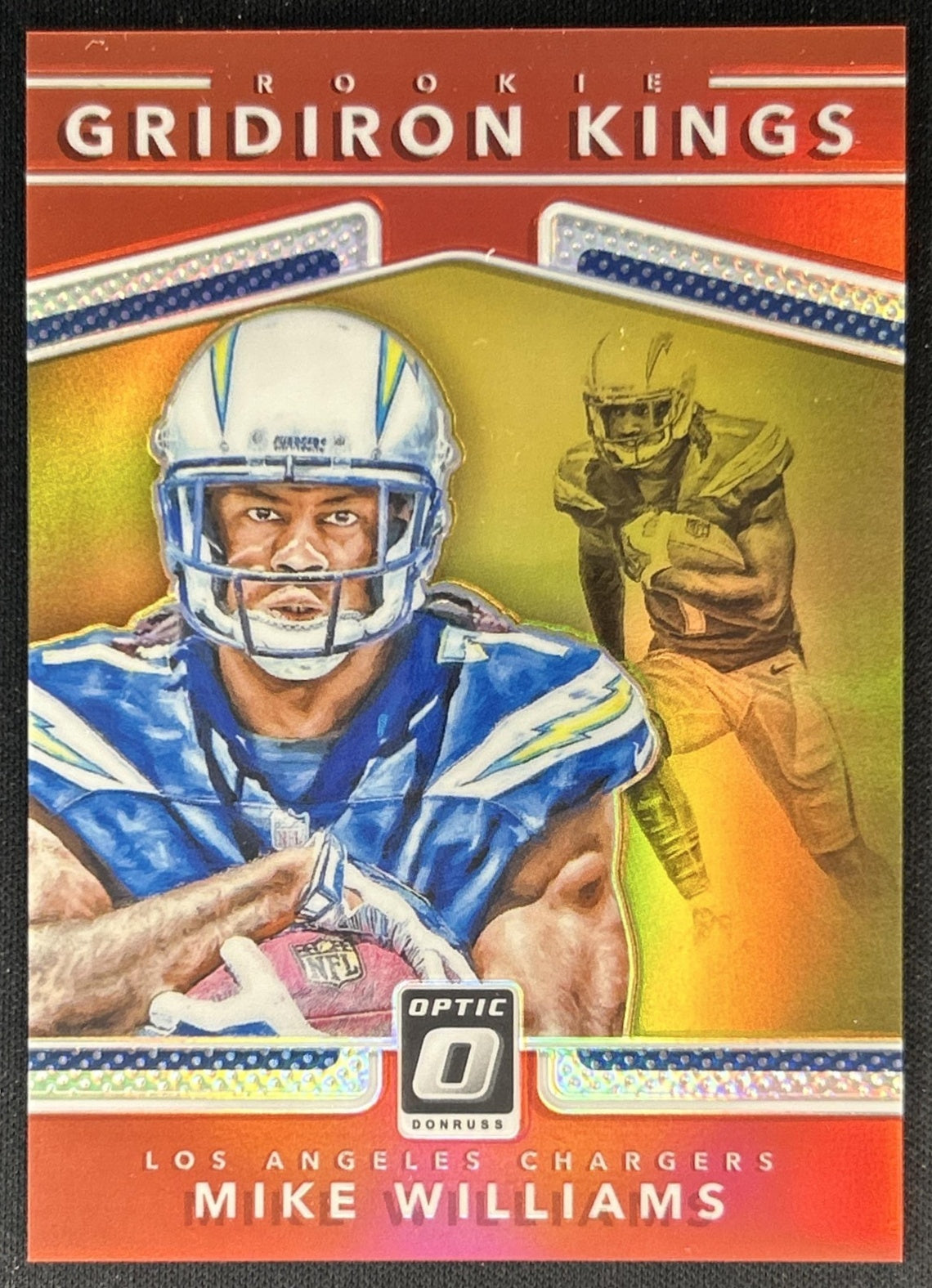 Mike Williams 2017 Panini Donruss Optic Rookie Gridiron Kings Red /99 Chargers front