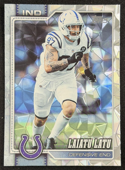 Laiatu Latu 2026 Topps Diamante Foil Colts