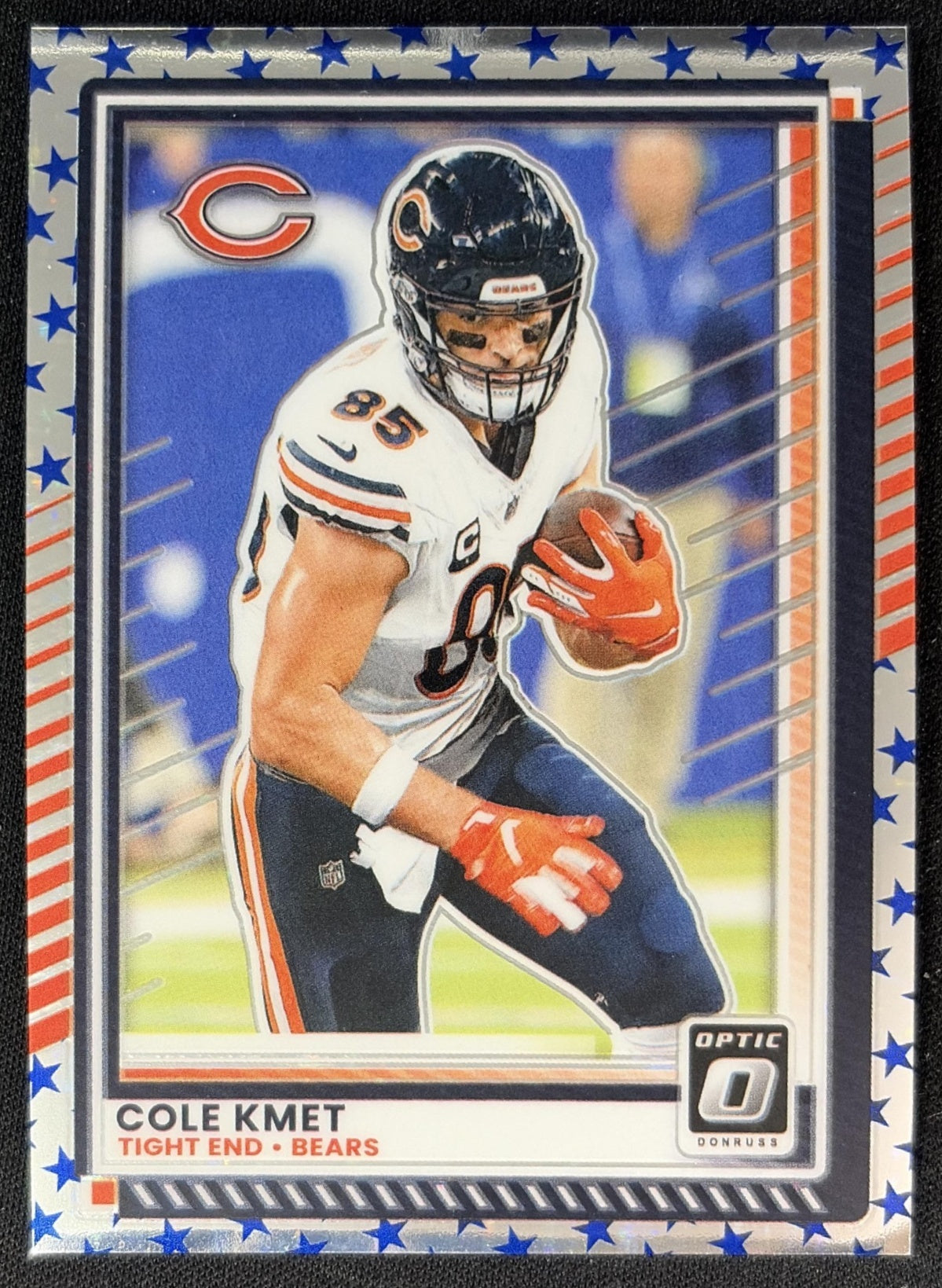 Cole Kmet 2025 Panini Donruss Optic Stars Prizm Bears Football