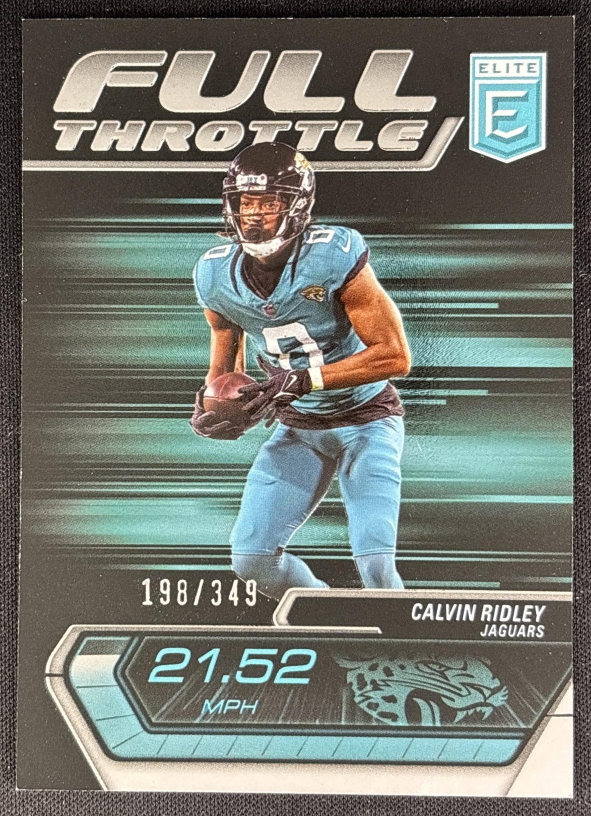 Calvin Ridley 2024 Panini Donruss Elite Full Throttle /349 Jaguars front